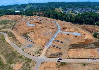 paving construction site
